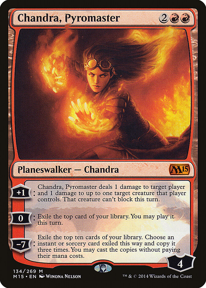 Chandra, Pyromaster card front