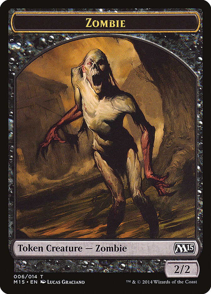 Zombie card front