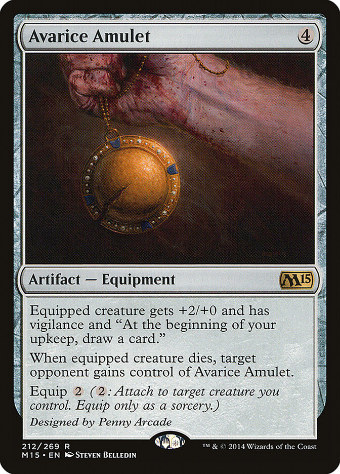 Avarice Amulet card front