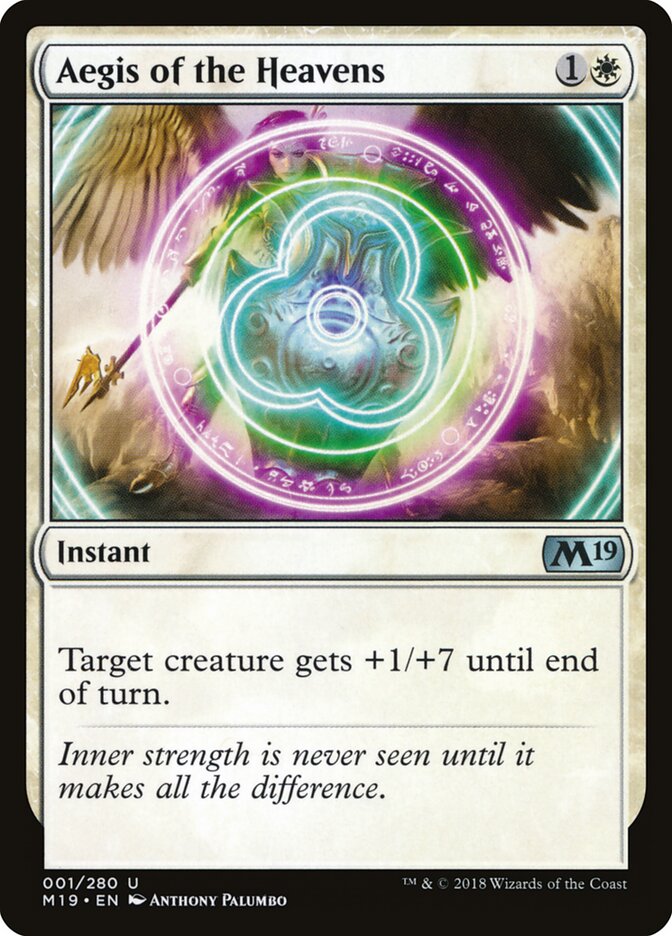 Aegis of the Heavens card front