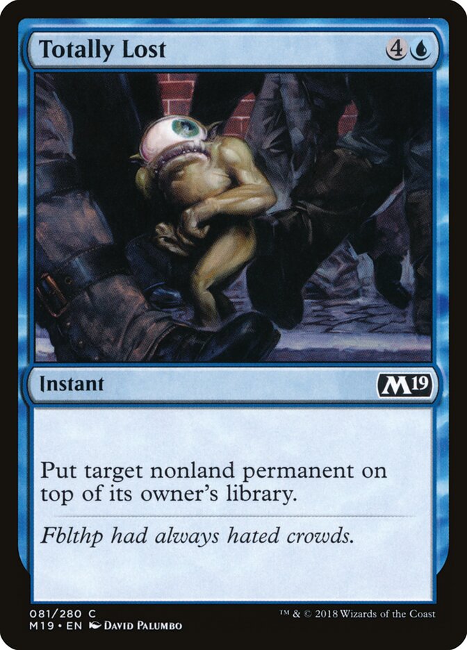 Totally Lost card front