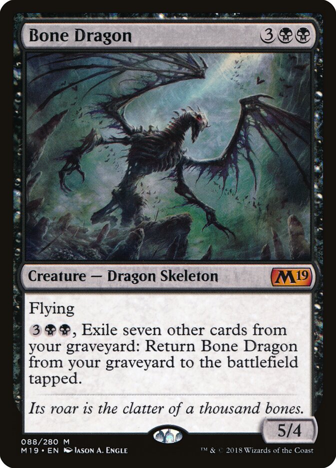 Bone Dragon card front