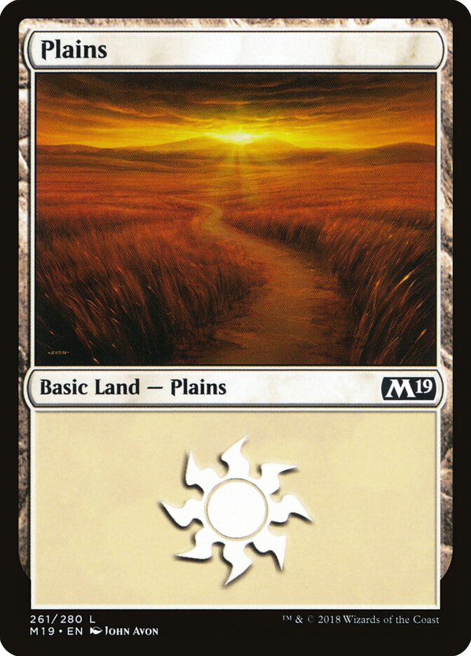 Plains card front