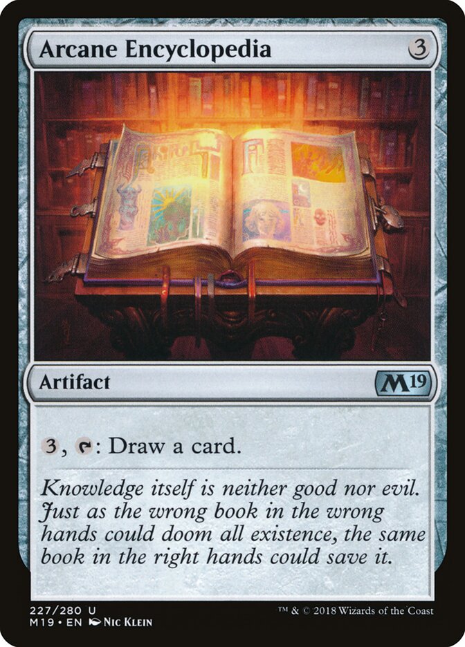 Arcane Encyclopedia card front