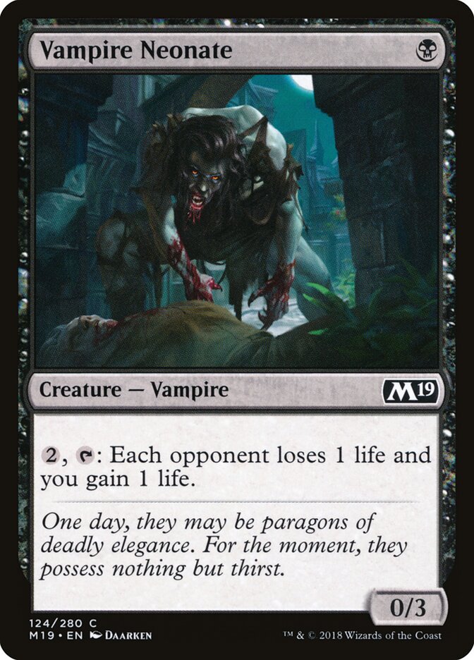 Vampire Neonate card front