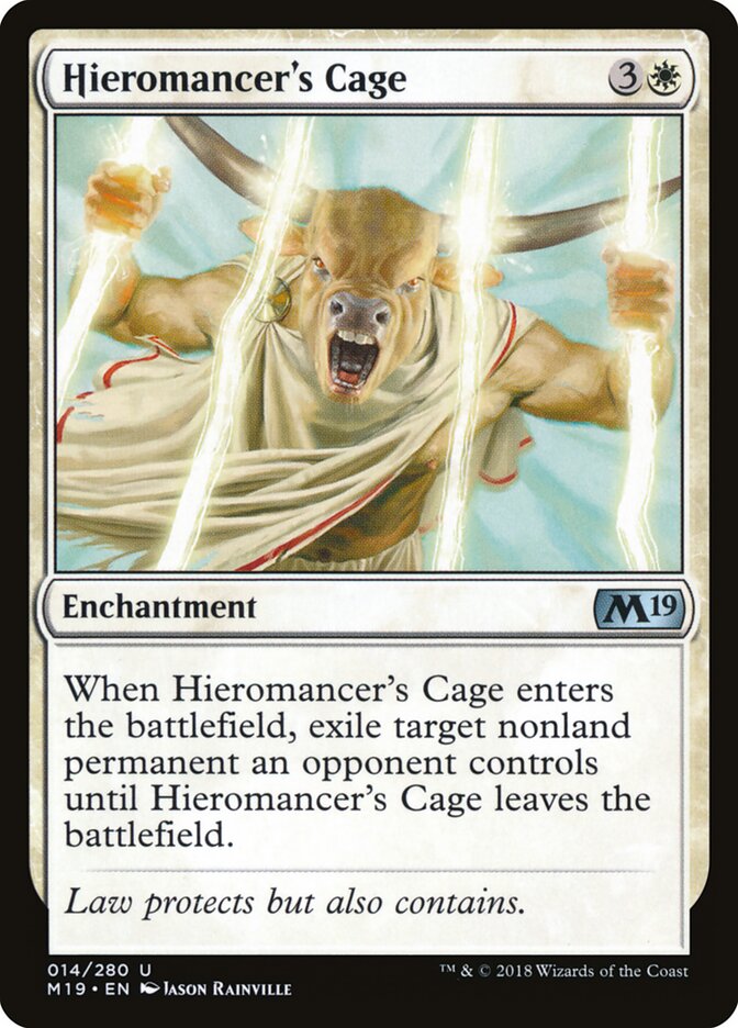 Hieromancer's Cage card front