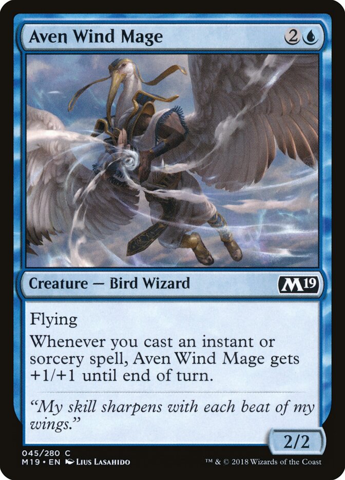Aven Wind Mage card front