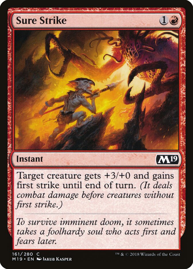 Sure Strike card front