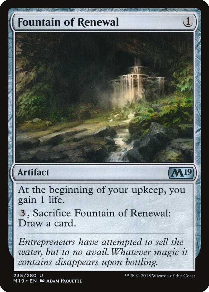 Fountain of Renewal card front