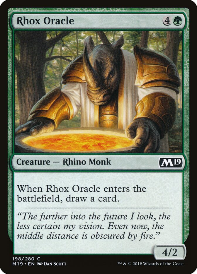 Rhox Oracle card front