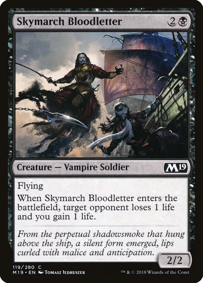Skymarch Bloodletter card front