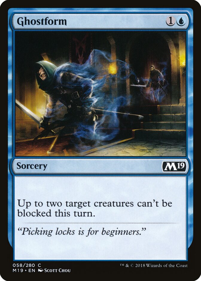 Ghostform card front