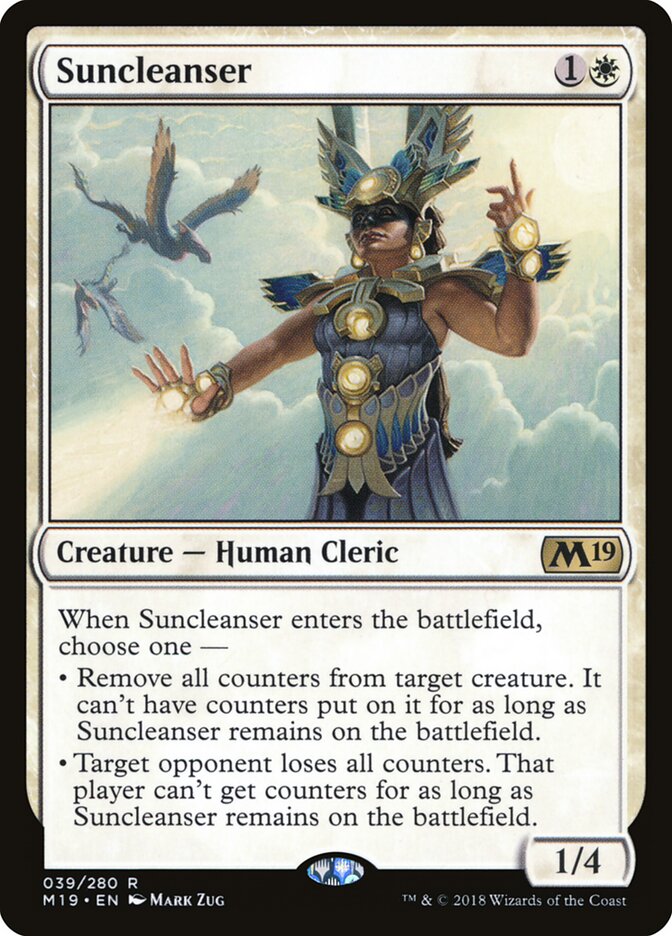 Suncleanser card front