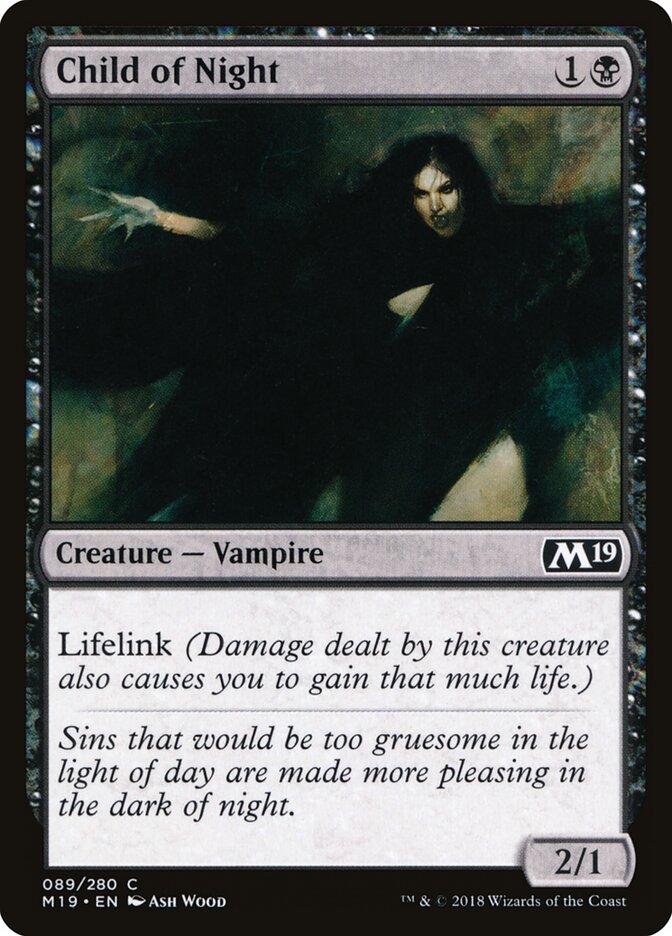 Child of Night card front
