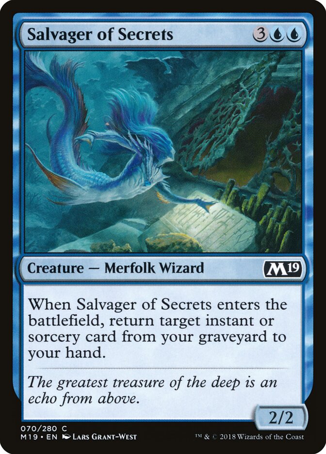 Salvager of Secrets card front