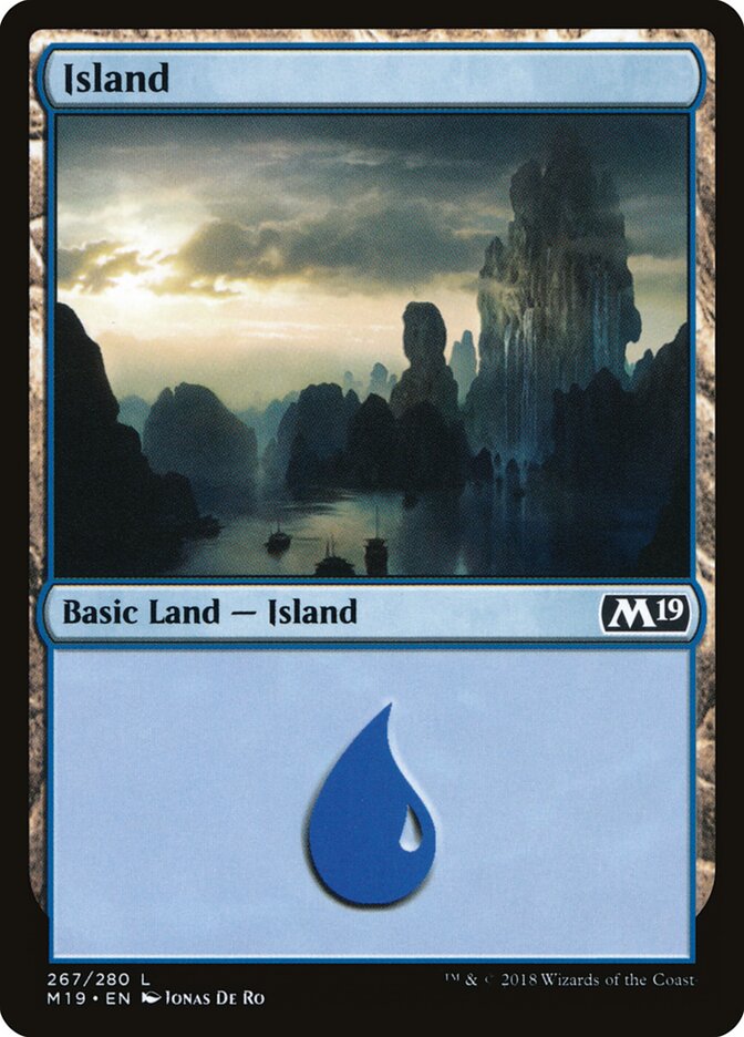 Island card front