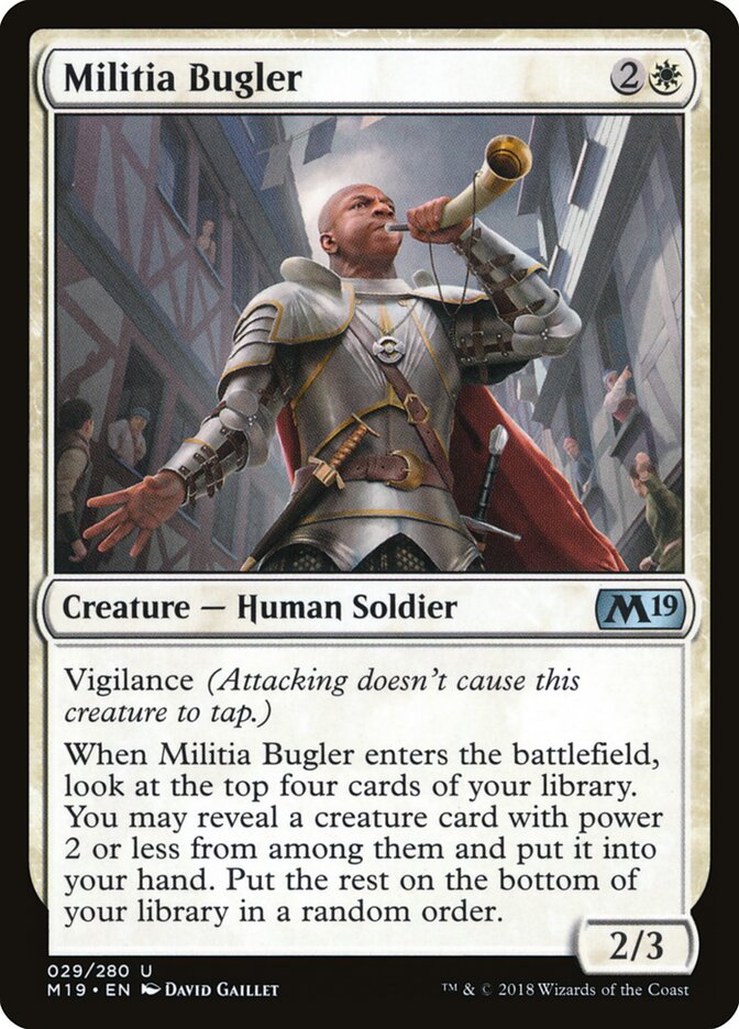 Militia Bugler card front