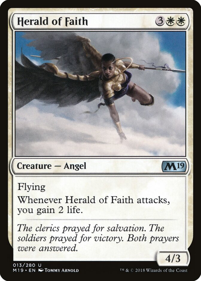 Herald of Faith card front