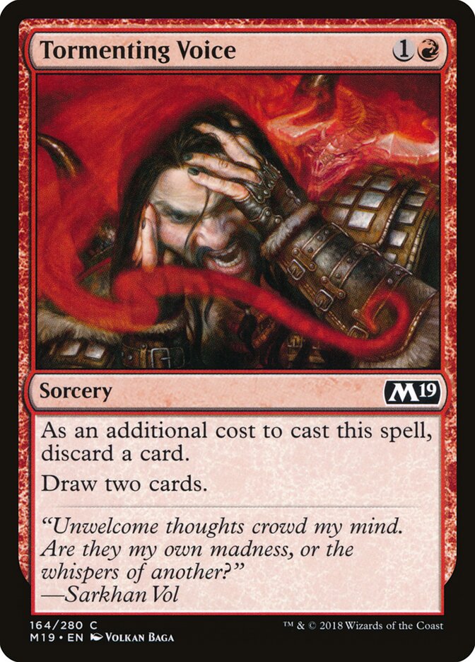 Tormenting Voice card front