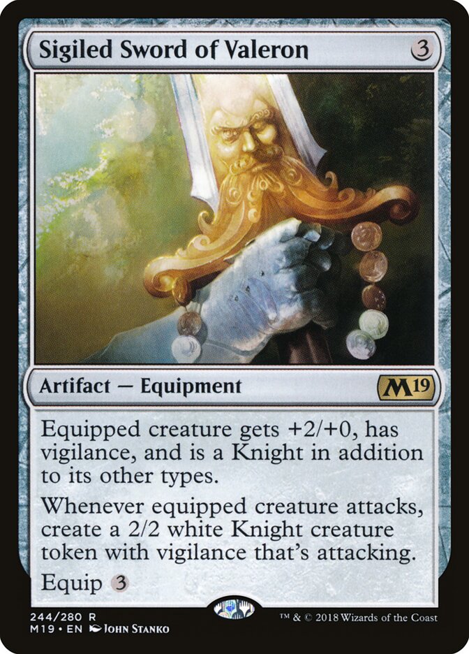 Sigiled Sword of Valeron card front