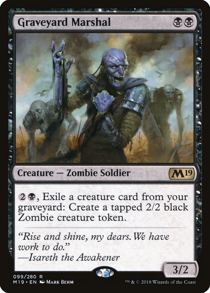Graveyard Marshal card front