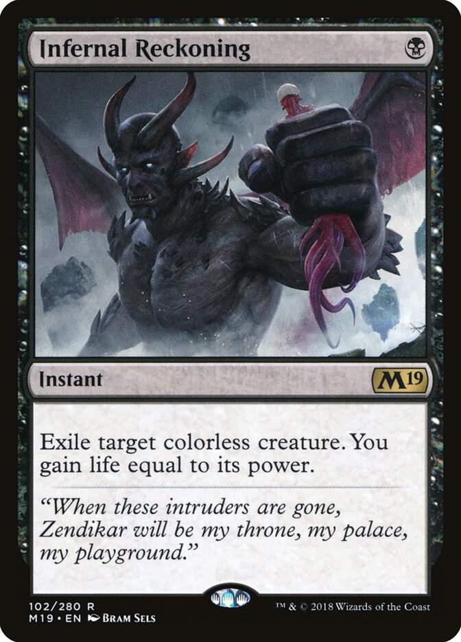 Infernal Reckoning card front