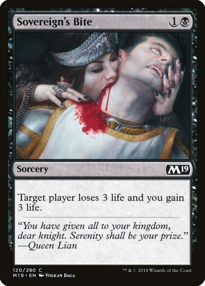Sovereign's Bite card front