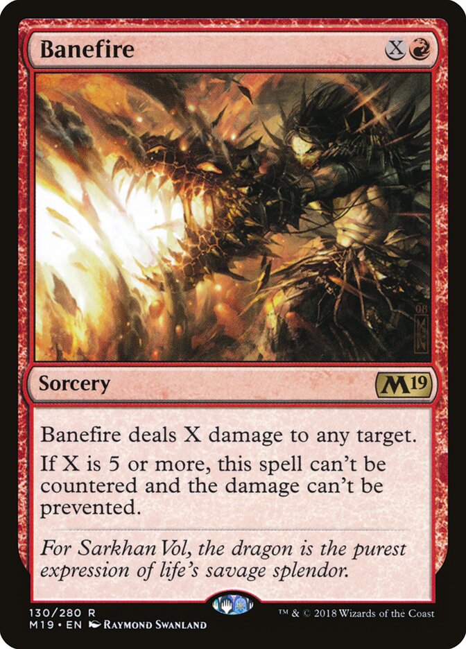 Banefire card front