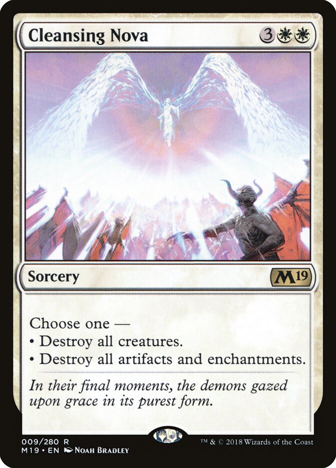 Cleansing Nova card front