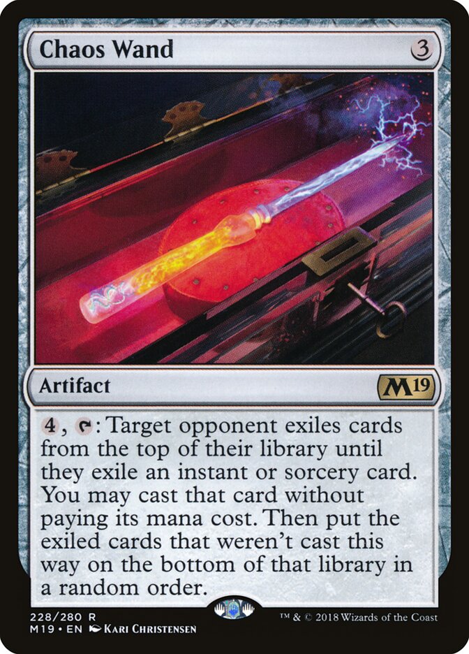 Chaos Wand card front