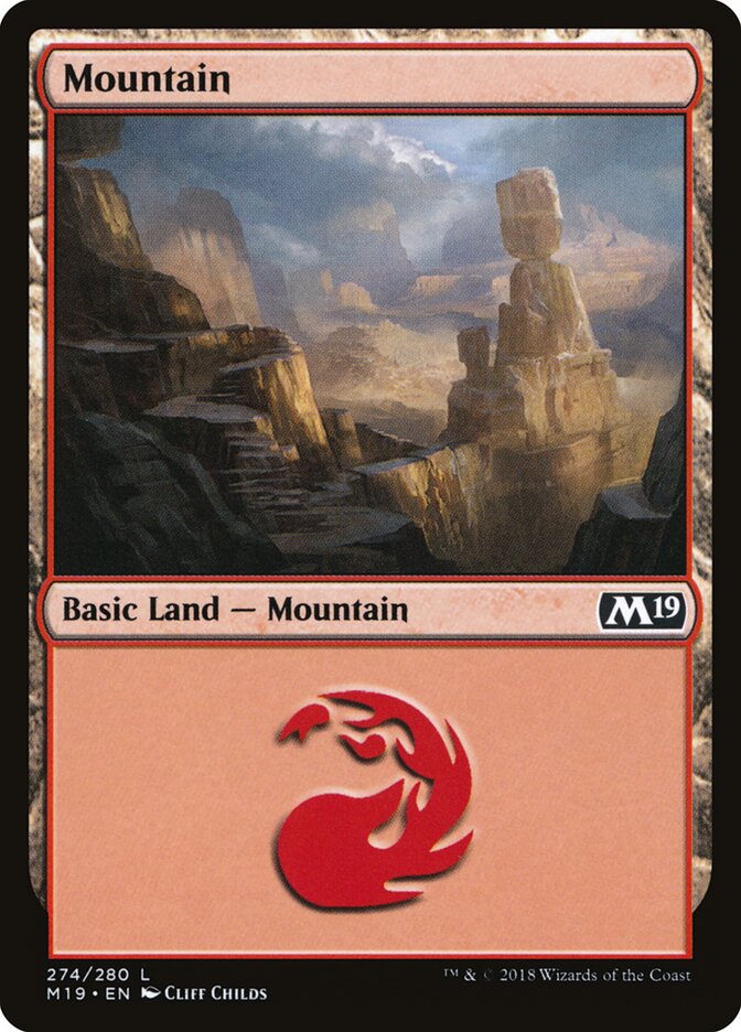 Mountain card front