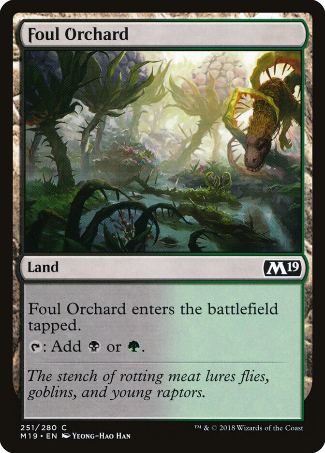 Foul Orchard card front