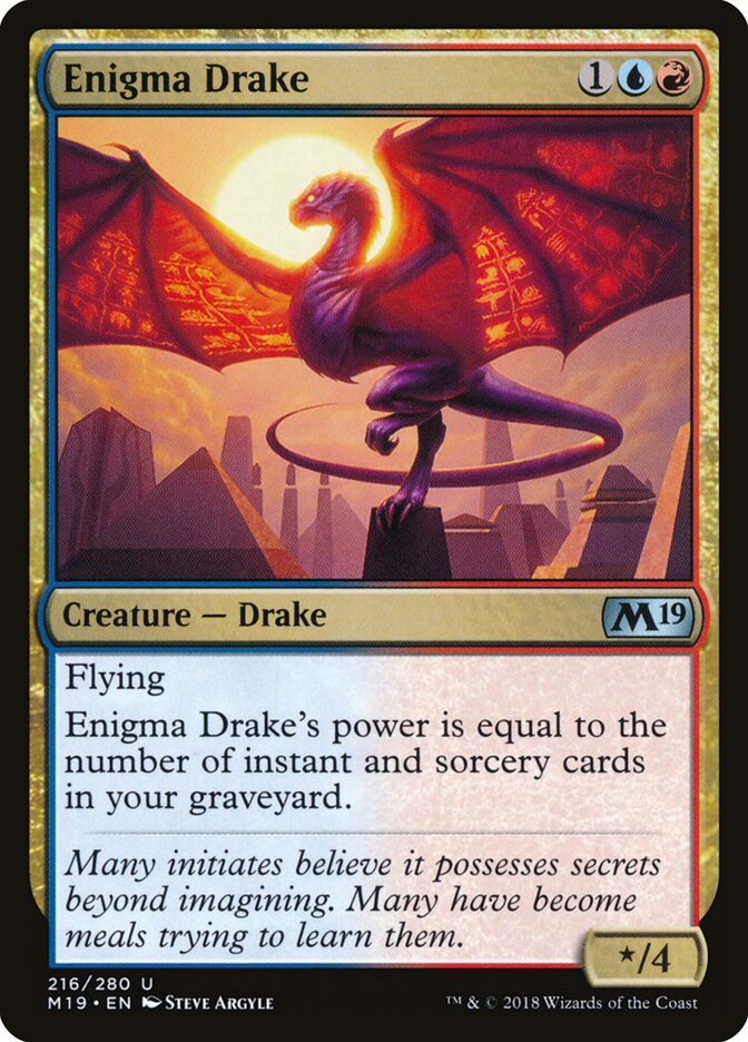 Enigma Drake card front