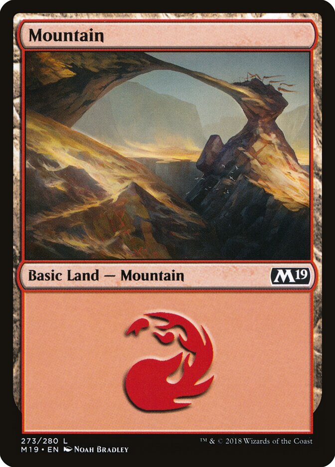 Mountain card front