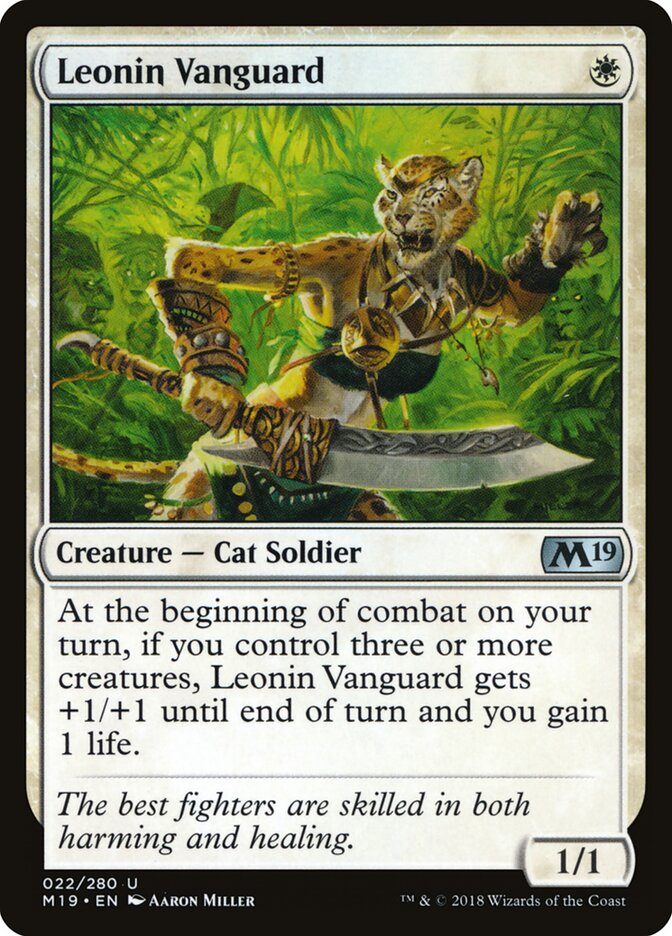 Leonin Vanguard card front