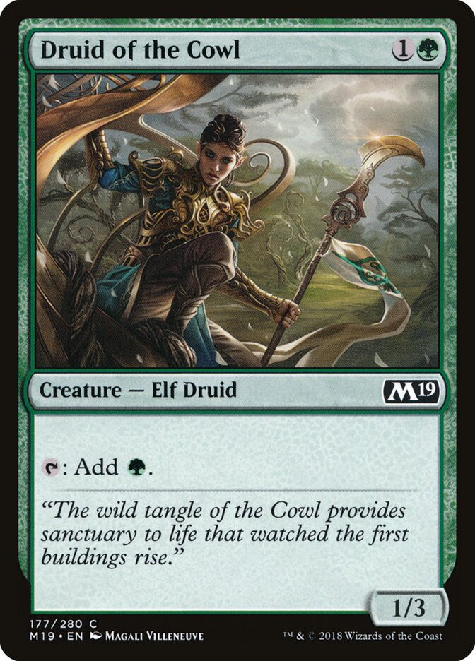 Druid of the Cowl card front
