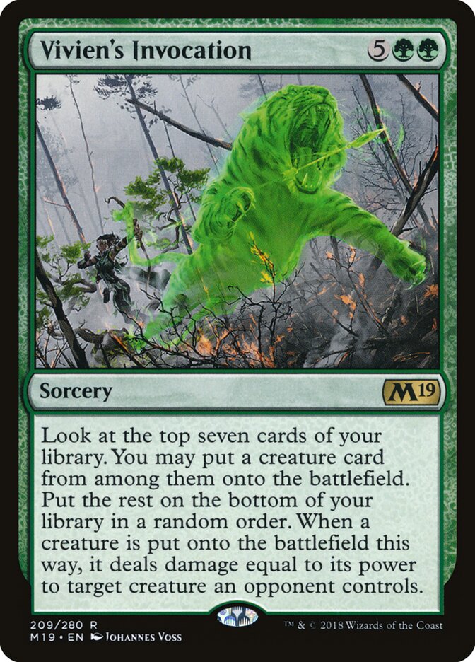 Vivien's Invocation card front