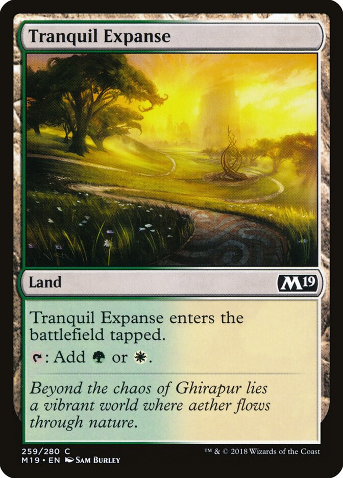Tranquil Expanse card front