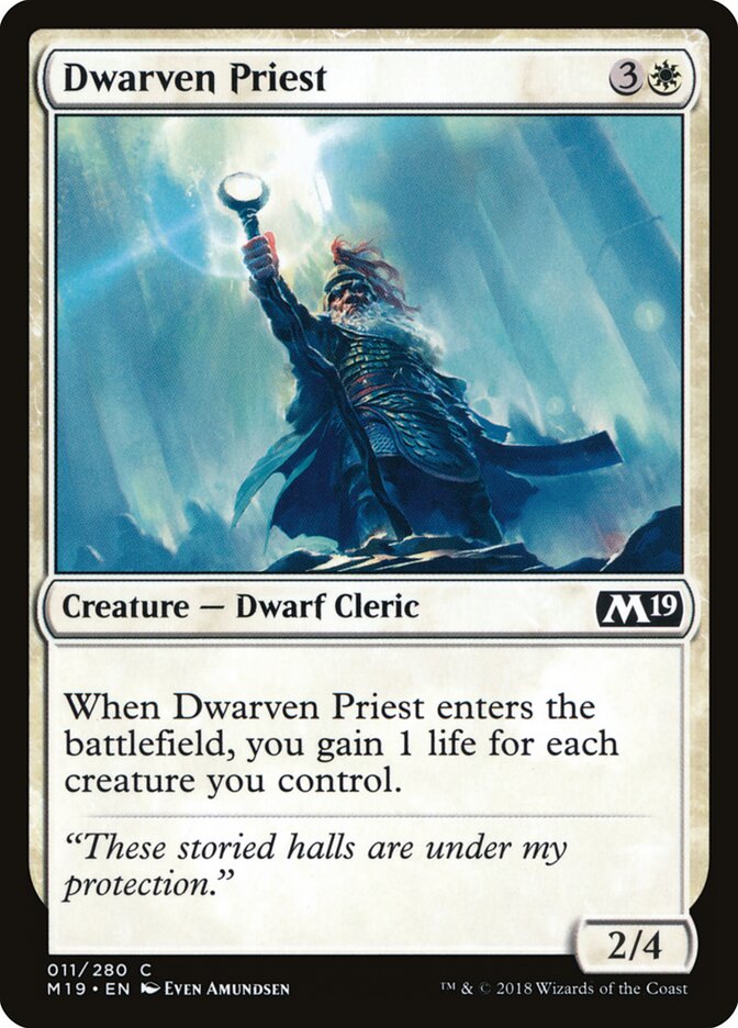 Dwarven Priest card front