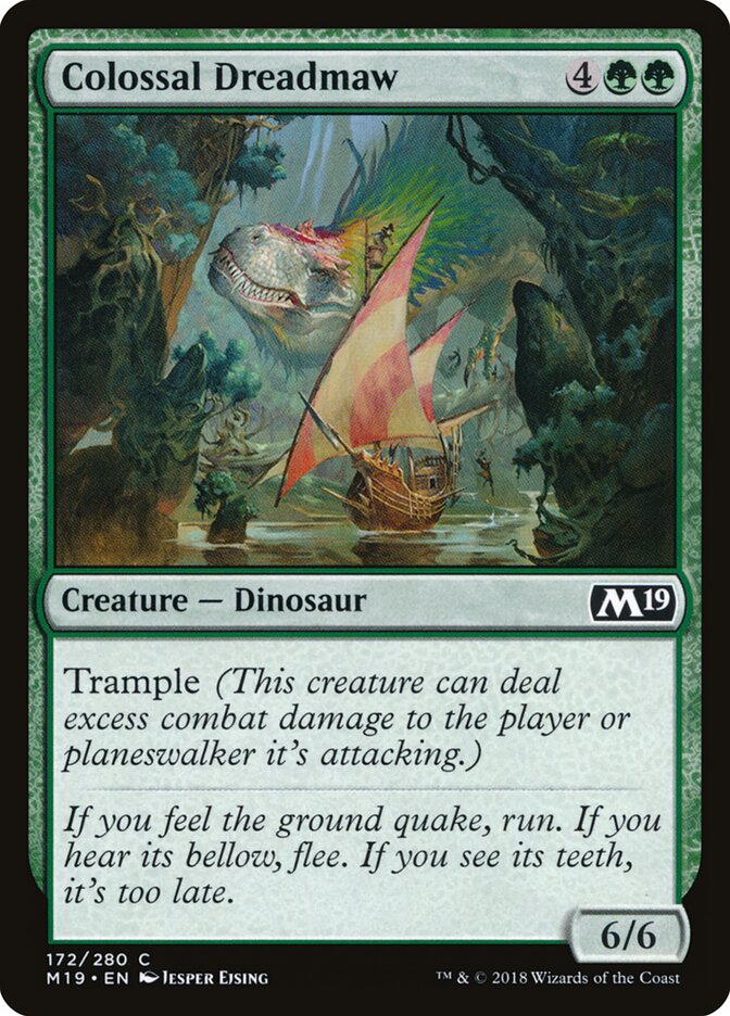Colossal Dreadmaw card front