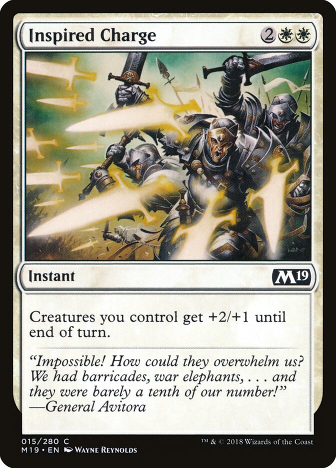 Inspired Charge card front