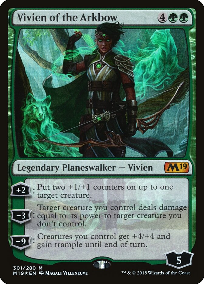 Vivien of the Arkbow card front