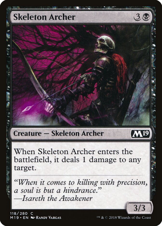 Skeleton Archer card front