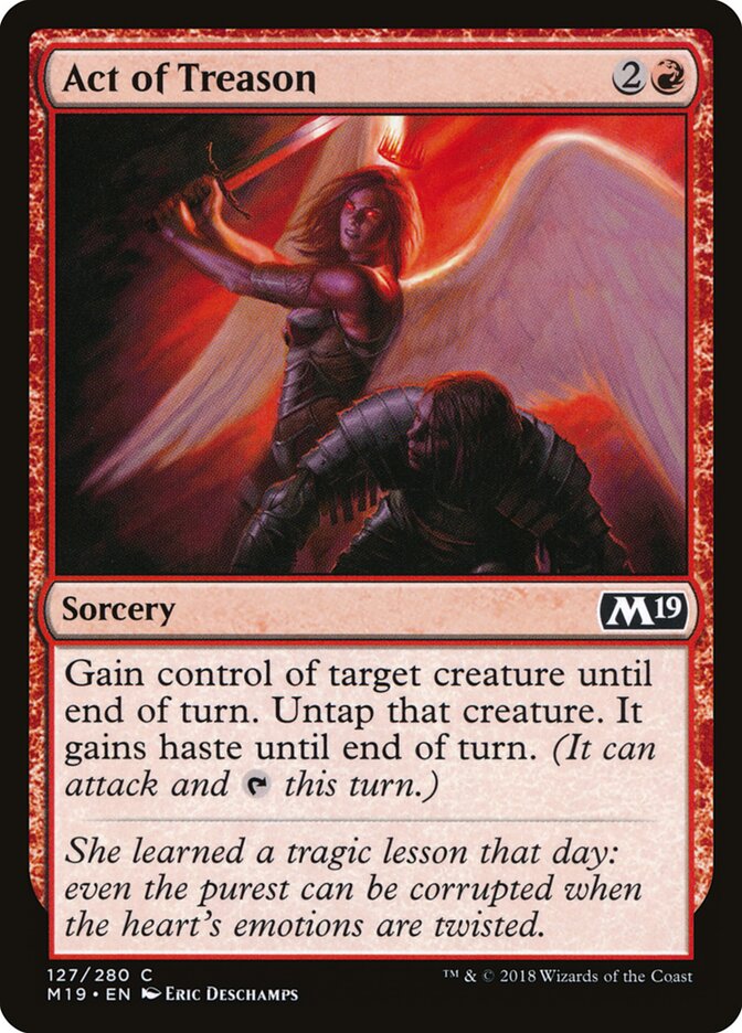 Act of Treason card front