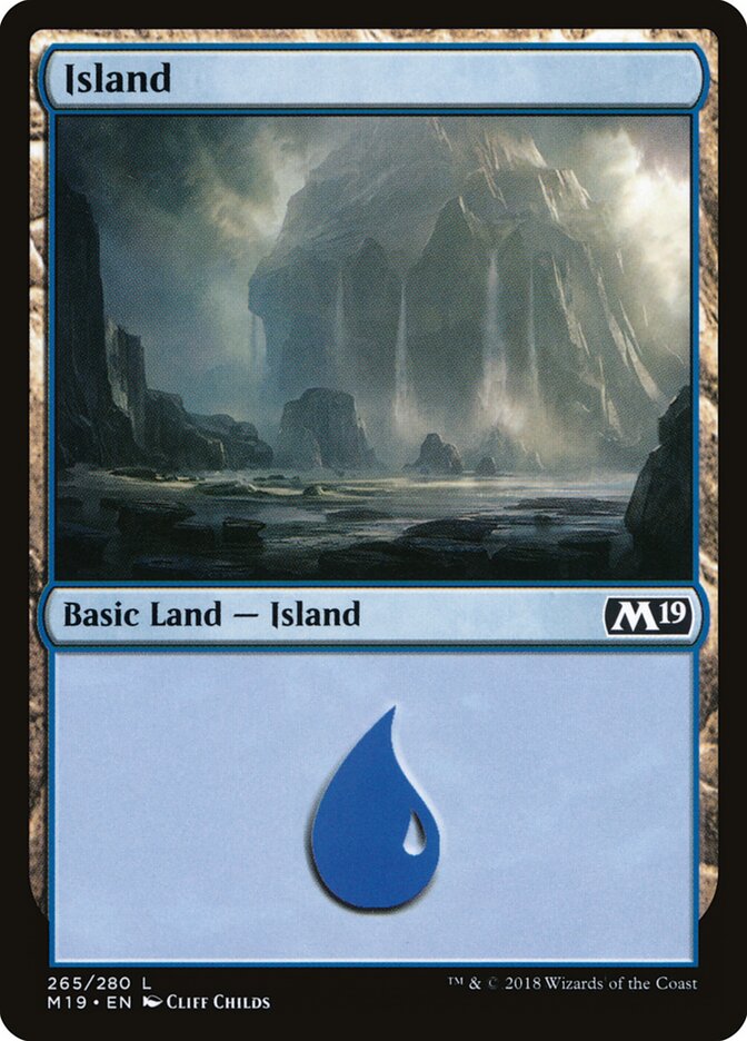 Island card front