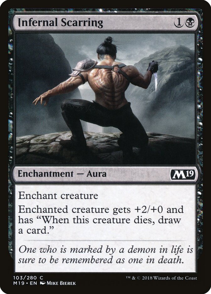 Infernal Scarring card front