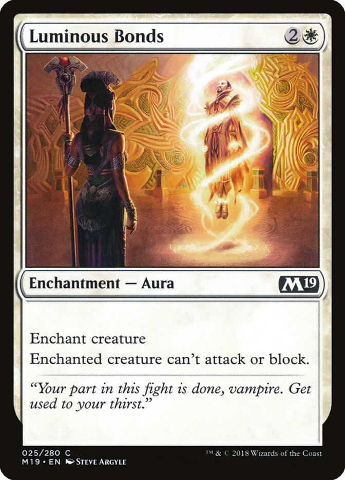 Luminous Bonds card front