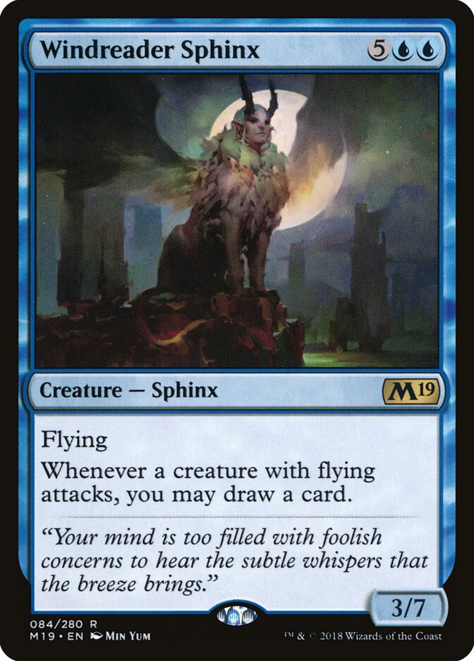 Windreader Sphinx card front