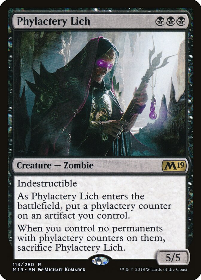 Phylactery Lich card front