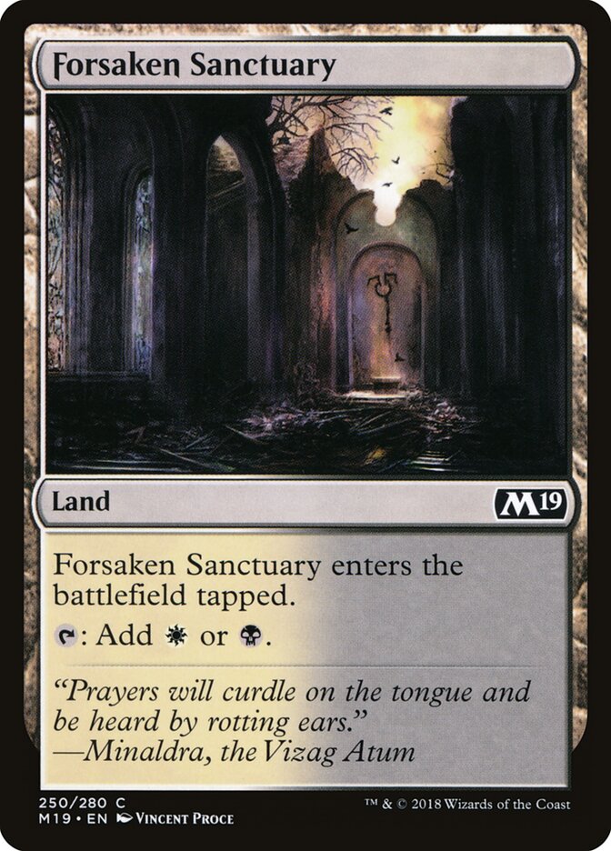 Forsaken Sanctuary card front